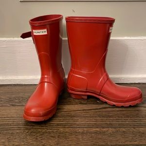 Hunter Rain Boots, Red, size 6